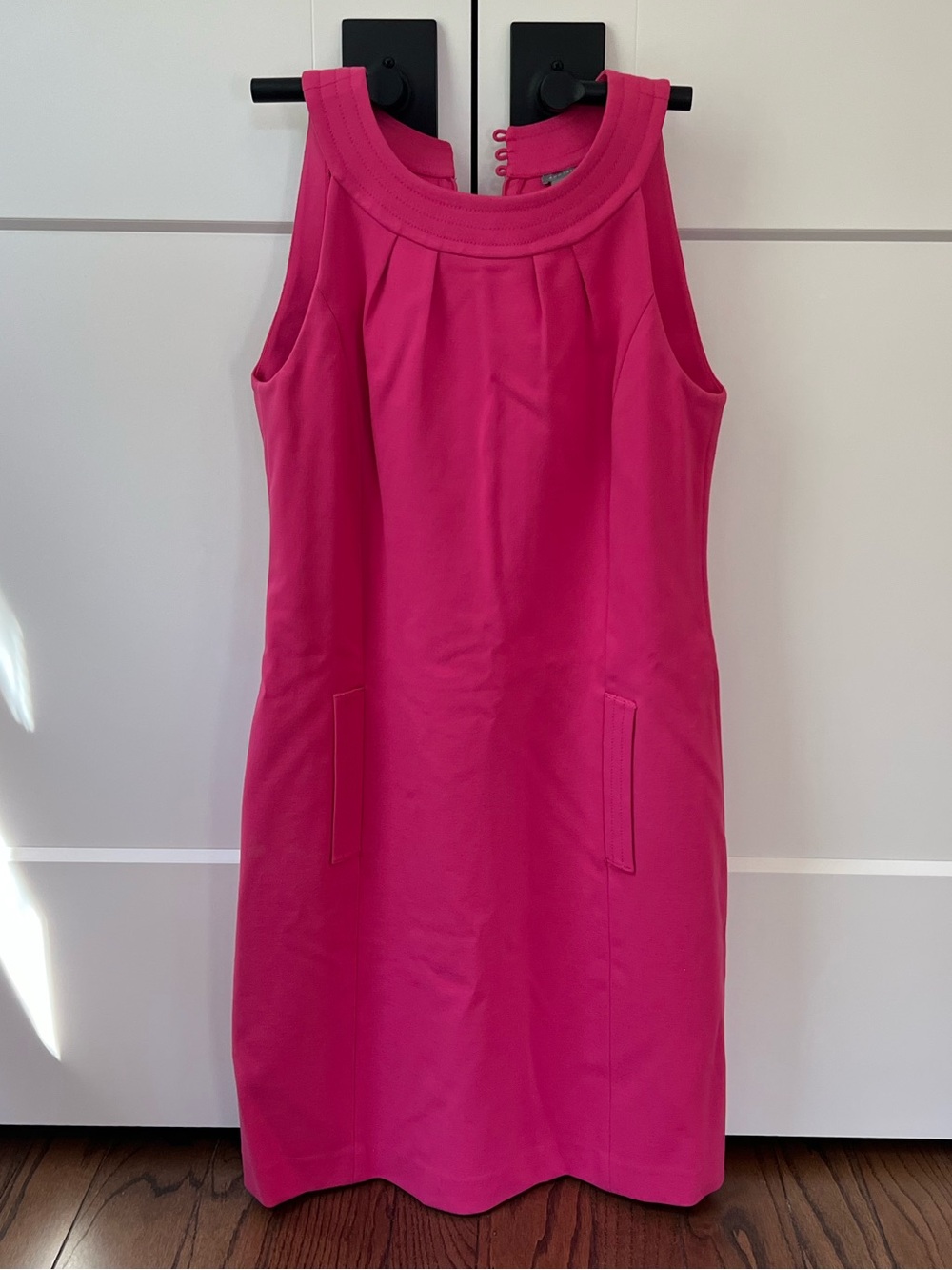 Ann Taylor Hot Pink Sleeveless Shift Dress